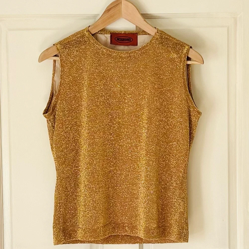 Missoni Gold Lurex Shell. Year 2005. - Picture 1 of 4